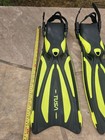 Tusa Solla Fins Scuba Snorkel Dive Diving Open Heel Yellow Size L-xl