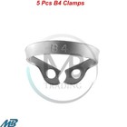 5 Pcs Dental Rubber Dam Brinker Clamps B4 Gingival Tissue Endodontic Tools Ce