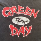 Xl Mens Green Day   pop Disaster Tour  Concert T Shirt 2002 Vintage Worn