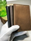 Genuine Full Grain Leather Wallet Passport Cover Slim Card Holder Unisex Bifold