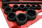 Stark Usa Jumbo 27 Pc 3 4  Flank Drive Impact Socket Ratchet Set 6 Points Mm