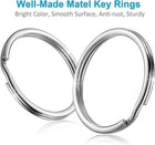 Lot 1000 Pc New 1  24 Mm Split Rings Key Rings Keyrings Full Circle