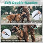 Tactical Military Dog Leash With Shock Absorption 2 Padded Control Handles 5 2ft