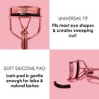 Eyelash Curler For Natural   False Lashes  Universal Fit  Long-lasting Curl