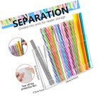 Straw Holder  Transparent Acrylic Straw Dispenser With Double Sided Adhesive    