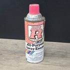 Big R Ranch Supply Vtg Spray Paint Can Medium Gray 2468 Advertising Garage 
