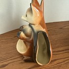 Vtg 1956 Ceramic Boxing Kangaroo Pocket Planter Valet Fine Ent Dresser Caddy 8 