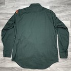 1950s Boy Scouts Of America Bsa Explorers Camp Shirt 15 5   L Patches Sanforized