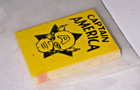 Vintage 1966 Marvel  Tiny Miniature Book Captain America Yellow Cover