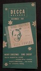 Vintage 1947 Decca And Capitol Records Order Book Garden Gate Poems Leadbelly