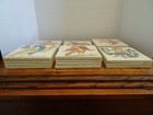 Vintage Fabrica Sant anna Hand Painted Made Birds  1 Of 2  Tiles 5 5  Portugal