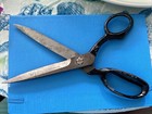Huge Vintage Antique Wiss Inlaid Tailor Shears Sewing Scissors 1225