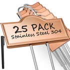 25 Pcs Metal Plant Labels Garden Markers Waterproof Plants Vegetables Herb Tags