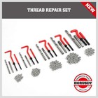 131pcs Metric Thread Repair Insert Kit M5 M6 M8 M10 M12 Helicoil Pro Coil Tool
