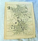 Antique Map Plan Roma Milano Piazza D armi Italy  By Heck 1851