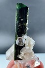 Very Amazing Combo Of Green Cap Tourmaline With Quartz From Skardu Pakistan 