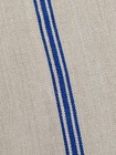 3   Yards Grain Sack Fabric Blue French Grain Sack Fabric