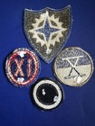 4 Original Us Army  Korean War Era Patches For The 16th  10th  9th  And The 1st