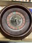 Vintage 1941 E S Lowe Roulette Set No  905 Bakelite Wheel Steel Ball Color Chips