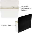 2 Pack Magnetic Dry Erase Marker Holder  Whiteboard Marker Holder  Magnet Black