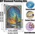 Night Starry Sky Stained Glass Diamond Painting Kits For 