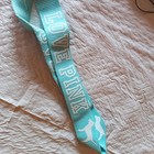 Victoria s Secret Pink Love Pink Aqua Detachable Lanyard Keychain Id Holder