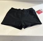 Nwt Capezio Big Girls Boy Short Black Size Medium Dancewear The Dancemaker