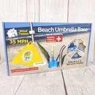 New Open Box - Beachbub Ultra Beach Umbrella Base System Yellow - Complete Kit