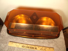 Dual Amber Rotating Beacon 12 Volt Emergency Light W  Magnetic Base   Cord