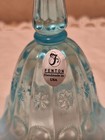 Fenton Blue Opalescent Glass Priscilla Bell Original Fenton Label