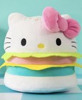 Gund Hello Kitty Hamburger Plush Small 