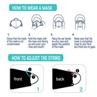     100 Pack     Int Kf94 Black Face Mask  Made In Korea  3d Ergonomic Design Mask