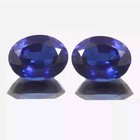 Natural Blue Sapphire 60 Ct Ceylon Oval Cut Certified Loose Gemstone Pair