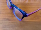 Wherelight Glasses Frames Dagny Purple Glitter New Non Prescription Lenses