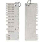 2pack Thickness Gage Sheet Metal Gauge Measuring Tool Wire Gauge Stainless Steel