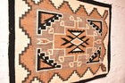 Antique Navajo Rug Native American Indian  Textile 30x31 Vintage Weaving