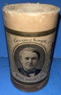 Vintage 1905 Edison Gold Moulded Records Cylinder Tube Empty No Top Cap Antique