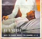 1943 Save His Life And Find Your Own Be A Nurse Poster Wwii Nursing Vintage Wwii