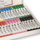 Color Splash Fabric Markers Jumbo Pack  Broad Line  8 Colors  pack Of 80 