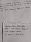 Brandon Clark Incel Prison New York Typed Letter Signed  Autographed Rare
