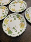 Villeroy   Boch Geranium Salad Dessert Luncheon Plates  8 25    Set  Of 5