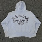Vintage 1940s Champion Double Face Split Pocket Kansas State Afterhood Huge Size