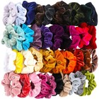 40 Pcs Hair Scrunchies Velvet Elastic Hair Bands Scrunchy Hair Ties Ropes Scr   