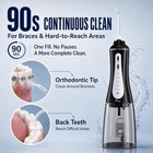 Cordless Water Dental Flosser - 5 Modes  350ml  Rechargeable  Ipx7 Waterproof  6