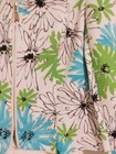 Vintage Requirements Womens Size M Floral Green Blue Print Jacket Zip Spring