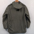 Vtg Schwarz Passau Jacket Men s M Olive German Military Field Parka Hooded 70s