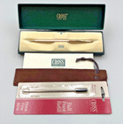 Rare - Cross Century Champagne   23k Gold Trim Pen W box  Manual   Refill - Usa