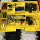 Meccano Erector Set Carrying Case Lot Pieces See Photos -no Power Tool- As Is