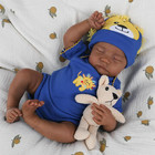 Realistic Reborn Baby Dolls Black - 18 Inch Newborn Baby African American  Soft