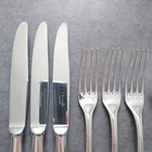 Christofle Perles Silverplate Flatware Standard Knife Fork Spoon 9pcs Excellent